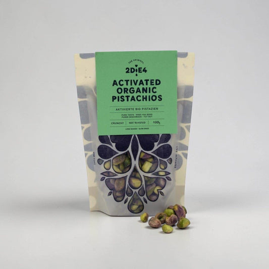 Activated Organic Pistachios 100g by 2DiE4 Live Foods