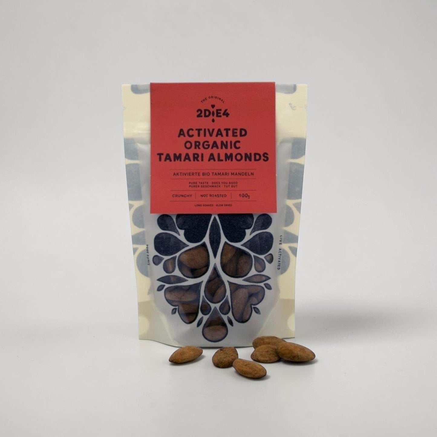 Activated Organic Tamari Almonds 100g by 2DiE4 Live Foods