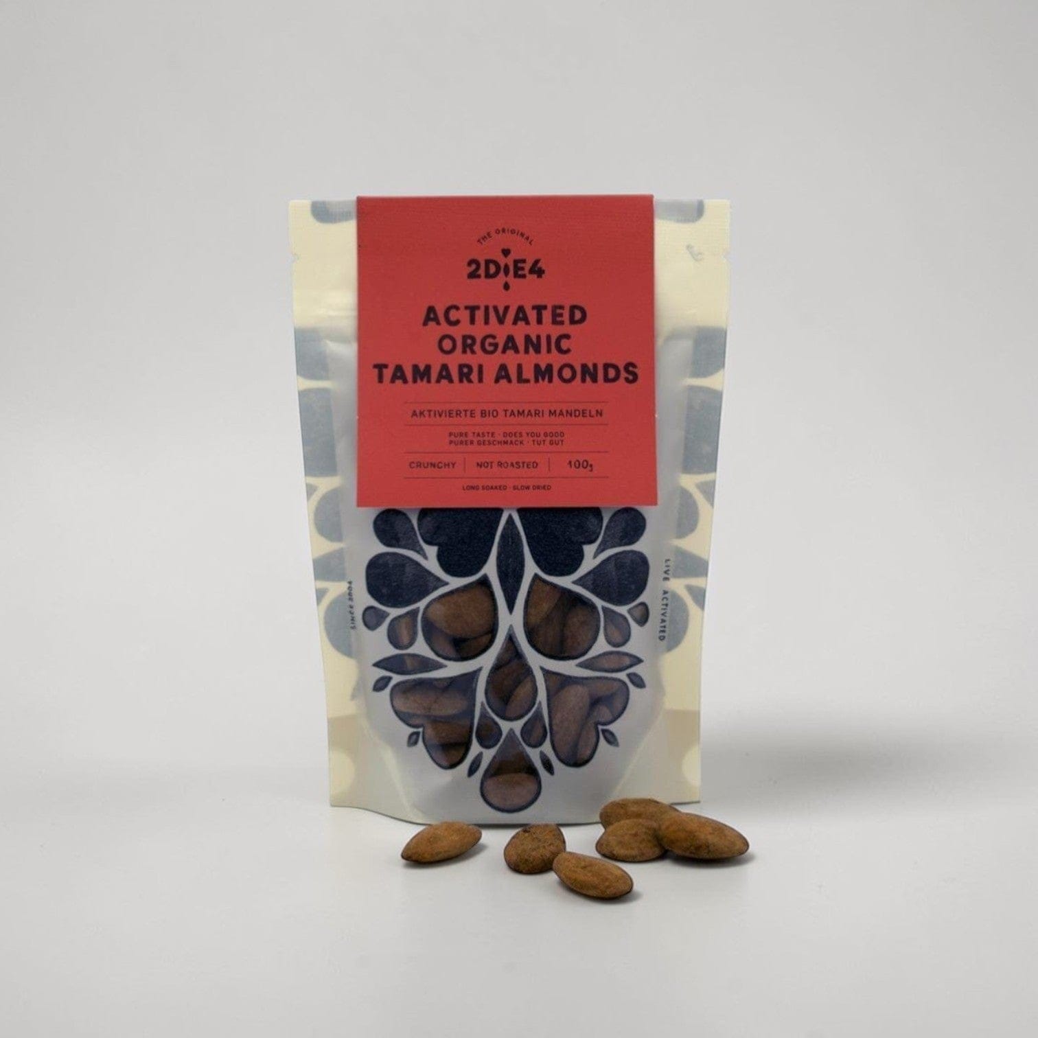 Activated Organic Tamari Almonds 100g by 2DiE4 Live Foods