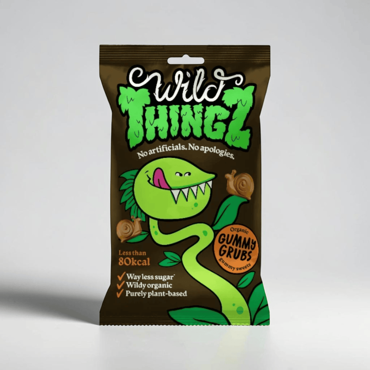 Organic & Sweets Gummy Grubs 25g by Wild Thingz