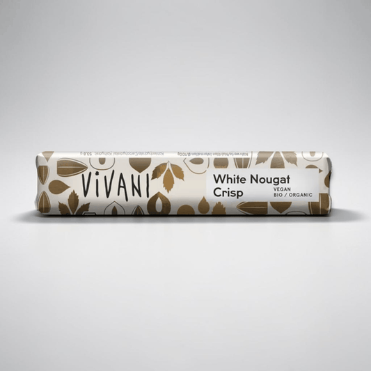 Organic Mini White Nougat Crisp Chocolate by Vivani
