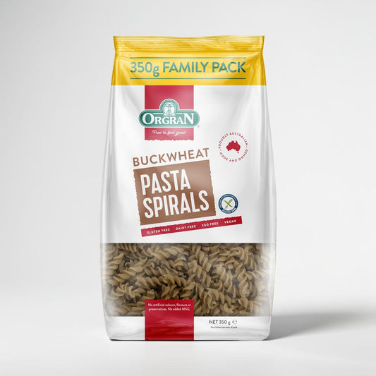 Buckwheat Spirals Pasta 350g by Orgran