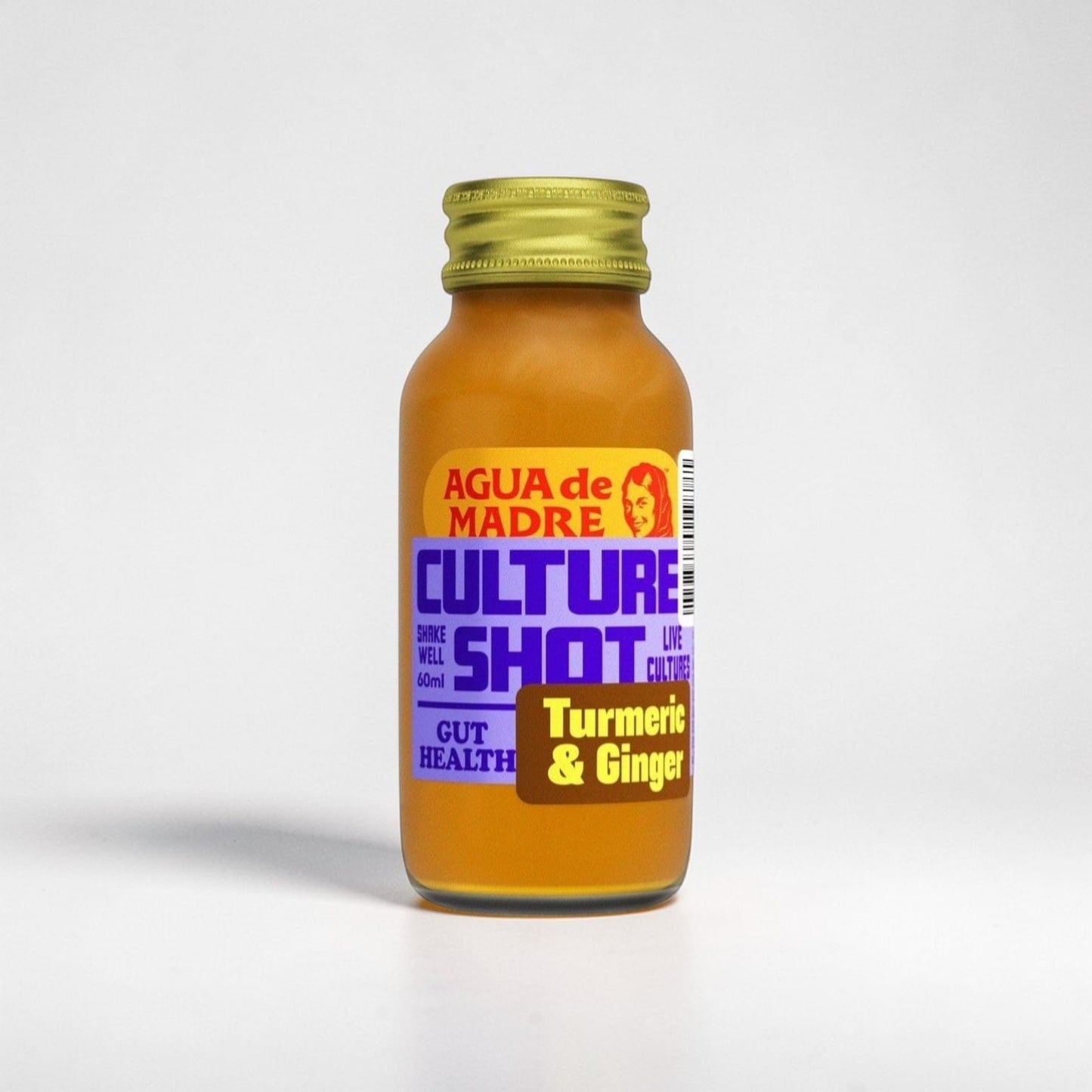 Ginger & Turmeric Culture Shot 60g by Agua De Madre