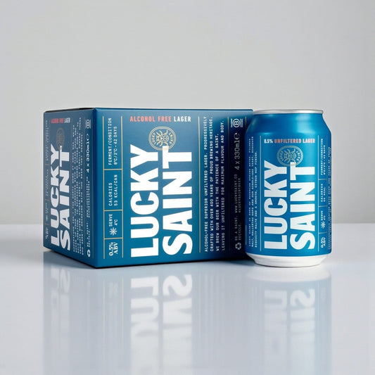 Alcohol Free Lager 4x330ml by Lucky Saint