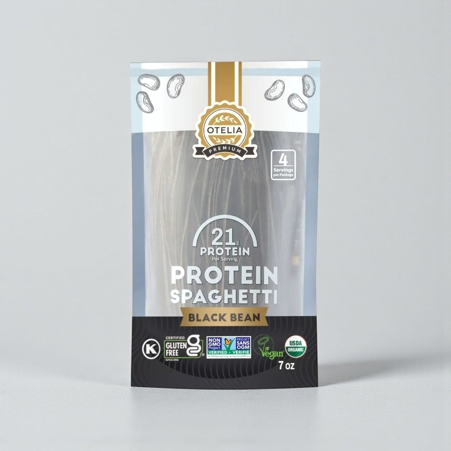 Organic Black Bean Protein Spaghetti by Otelia