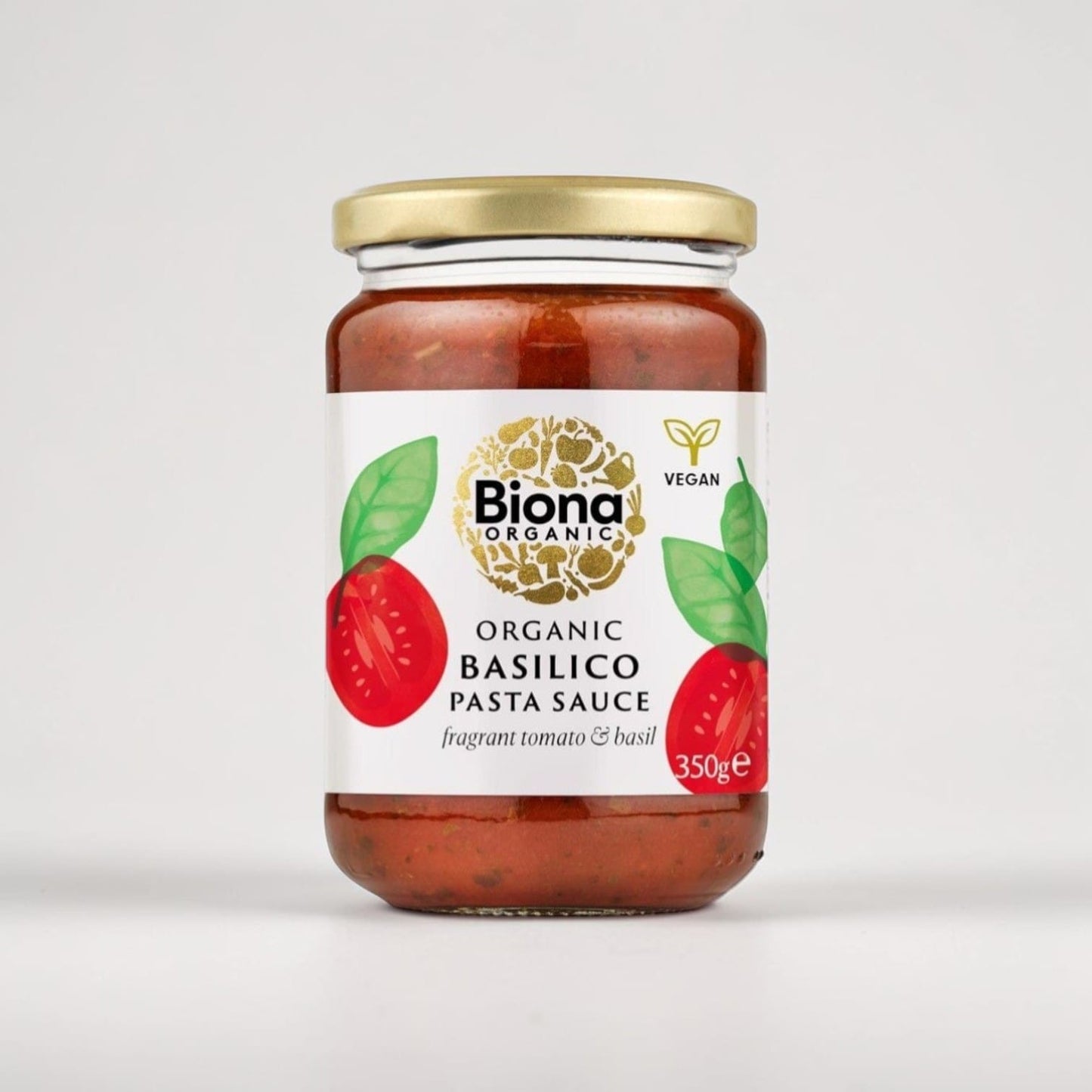 Organic Basilico - Tomato & Basil Pasta Sauce 350g by Biona