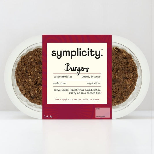 Plant Based Burgers by Symplicity Foods