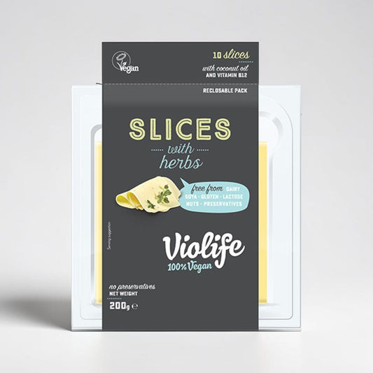 Slices with Herbs 200g by Violife