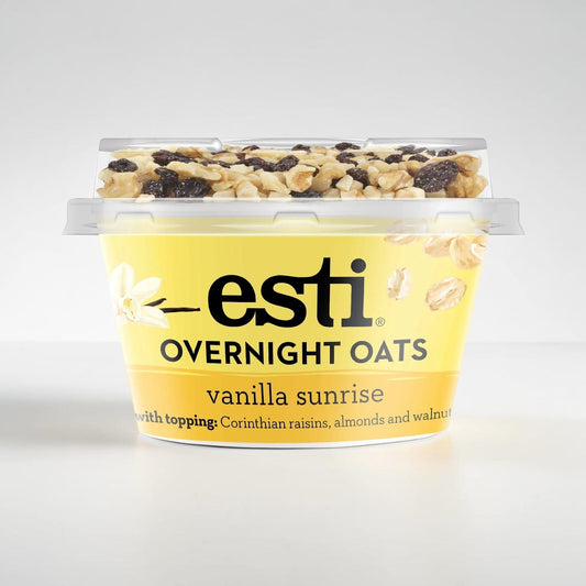Vanilla Sunrise Overnight Oats by Esti